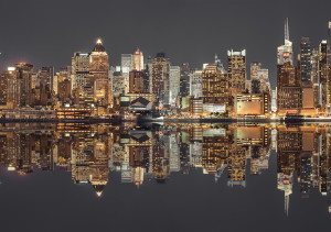 Schmidt-Spiele-Puzzle 1500 Teile: New York Skyline bei Nacht