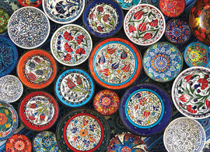 Cobble Hill-Puzzle 1000 Teile: Bunte Schüsseln