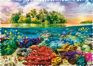 Trefl Puzzle-Puzzle 600 Teile: Tropische Insel