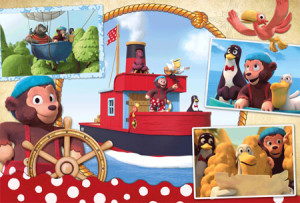 Schmidt-Spiele-Puzzle 60 Teile: Petzi, Freunde auf hoher See