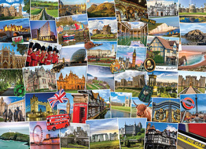 Eurographics-Puzzle 1000 Teile: Britanniens Sehenswürdigkeiten