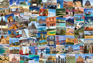 Eurographics-Puzzle 2000 Teile: Sehenswürdigkeiten der Welt