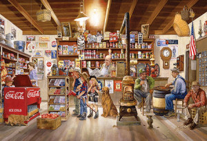 Eurographics-Puzzle 2000 Teile: Tante Emma Laden