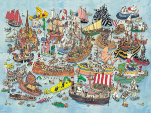 Heye-Puzzle 1500 Teile: Bei der Regatta