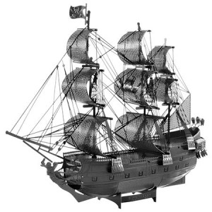 Metal Earth: Premium Series - Black Pearl (schwarze Version) - 3D Metall Puzzle