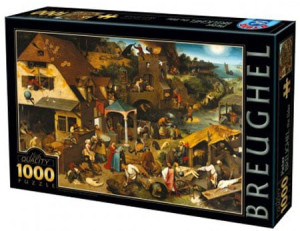 D-Toys-Puzzle 1000 Teile: Die niederländischen Sprichwörter