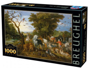 D-Toys-Puzzle 1000 Teile: Der Eintritt der Tiere in die Arche Noah, Bruegel