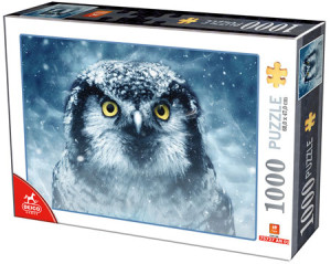 D-Toys-Puzzle 1000 Teile: Mystische Sperbereule