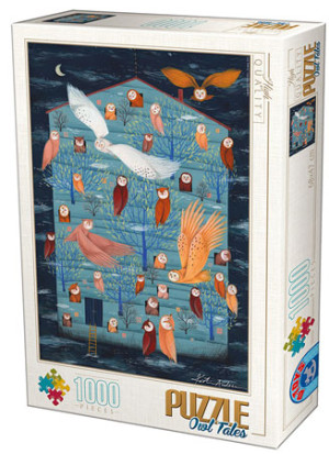 D-Toys-Puzzle 1000 Teile: Aktive Eulen, Kürti