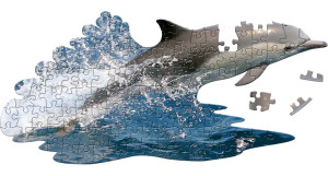 Madd Capp-Puzzle 100 Teile: Delfin Junges