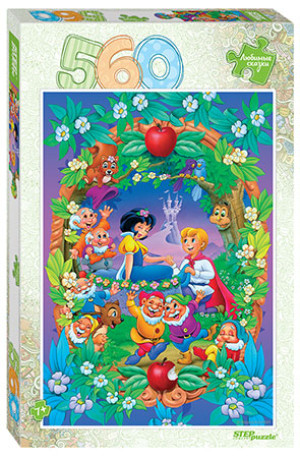 Steppuzzle-Puzzle 560 Teile: Schneewitchen