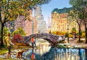 Castorland-Puzzle 1000 Teile: Abendspaziergang durch den Central Park