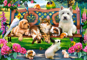 Castorland-Puzzle 1000 Teile: Tiere im Park