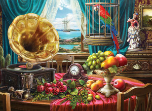 Stillleben mit Grammophon