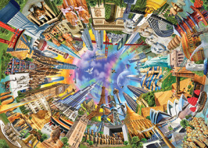 Perre-Puzzle 3000 Teile: 360 Grad Weltblick