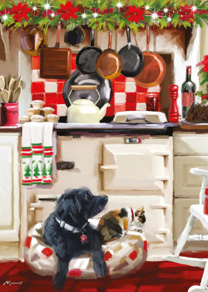 Otter House-Puzzle 1000 Teile: Weihnachtsduft in der Küche