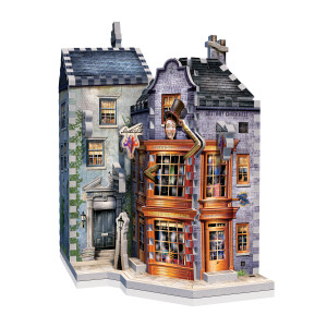 Wrebbit-Puzzle 285 Teile: 3D Puzzle - Harry Potter - Weasleys zauberhafte Scherze + Tagesprophet