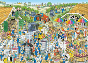 Jumbo-Puzzle 1000 Teile: Auf dem Weingut