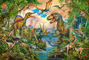 Schmidt-Spiele-Puzzle 150 Teile: Wilde Dinos