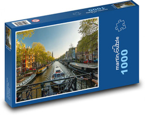 MC Print-Puzzle 1000 Teile: Kanal in Amsterdam
