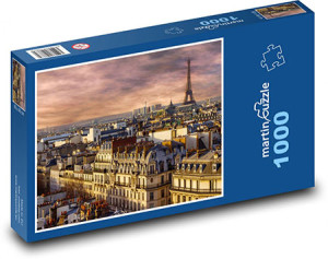 MC Print-Puzzle 1000 Teile: Blick über Paris
