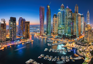 Castorland-Puzzle 1500 Teile: Wolkenkratzer von Dubai