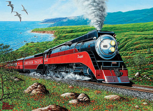 Cobble Hill-Puzzle 1000 Teile: Southern Pacific-Express