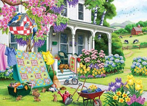 Cobble Hill-Puzzle 500 Teile: Frühjahrsputz