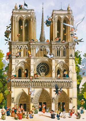 Heye-Puzzle 1000 Teile: Vive Notre Dame!, Loup