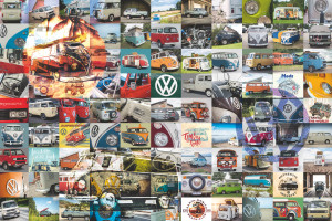 Ravensburger-Puzzle 3000 Teile: 99 VW Bulli Moments