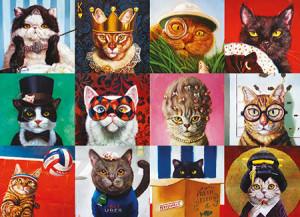Eurographics-Puzzle 1000 Teile: Lustige Katzen