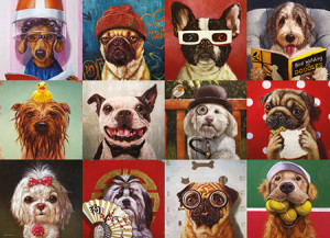 Eurographics-Puzzle 1000 Teile: Lustige Hunde