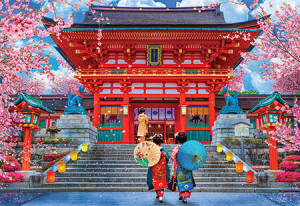 Eurographics-Puzzle 1000 Teile: Sakura-Frühling