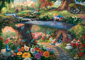 Schmidt-Spiele-Puzzle 1000 Teile: Disney - Alice im Wunderland