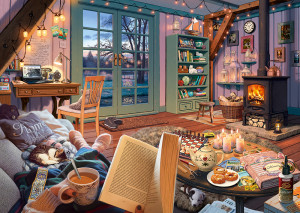 Schmidt-Spiele-Puzzle 1000 Teile: Im Ferienhaus