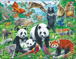 Larsen-Puzzle 56 Teile: Chinas Wildnis