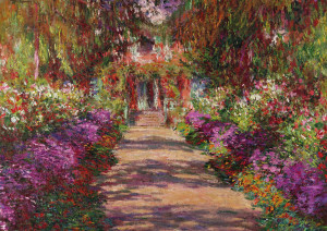 Piatnik-Puzzle 1000 Teile: Weg in Monets Garten, Monet