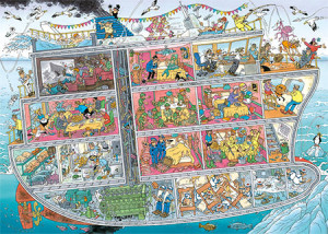 Jumbo-Puzzle 1000 Teile: Jan van Haasteren|Kreuzfahrtschiff