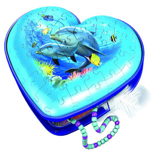Ravensburger-Puzzle 54 Teile: Herzschatulle Unterwasserwelt