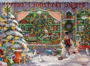 Ravensburger-Puzzle 500 Teile: Es weihnachtet sehr