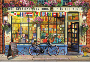 Educa-Puzzle 5000 Teile: Nostalgischer Bücherladen