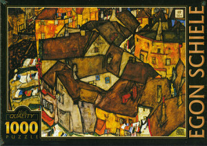 D-Toys-Puzzle 1000 Teile: Die kleine Stadt, Schiele