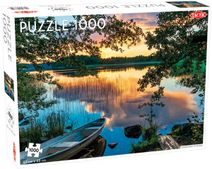 Tactic-Puzzle 1000 Teile: Sommernacht in Finnland