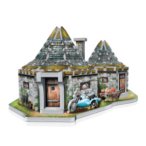 Wrebbit-Puzzle 270 Teile: 3D Puzzle - Harry Potter - Hagrids Hütte