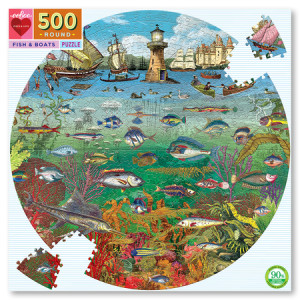 Fische und Boote