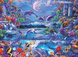 Ravensburger-Puzzle 500 Teile: Im Zauber des Mondlichts