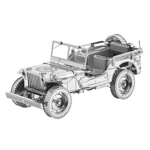Metal Earth-Puzzle 30 Teile: Metal Earth: Premium Series|Willys Overland - 3D Metall Puzzle