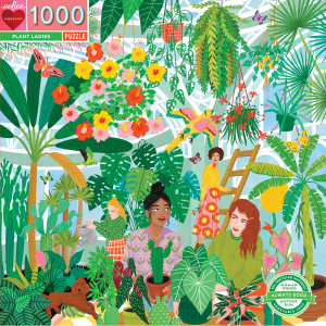 eeBoo-Puzzle 1000 Teile: Pflanzen & Freunde