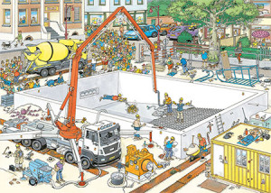 Jumbo-Puzzle 1000 Teile: Jan van Haasteren|Fast fertig?
