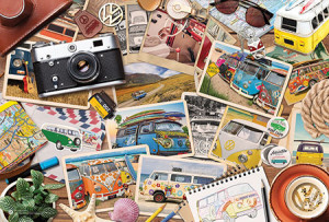 Eurographics-Puzzle 550 Teile: VW - Road Trips (in Metalldose)